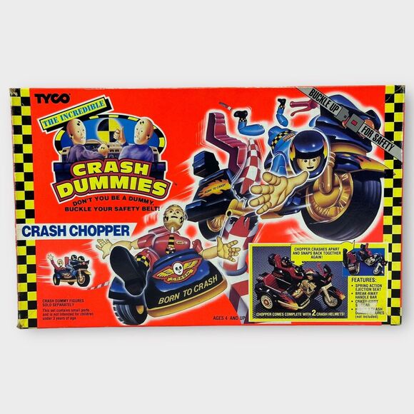 TyCo Crash Dummies – Figurine Chip Vintage, Neuve Sous Emballage